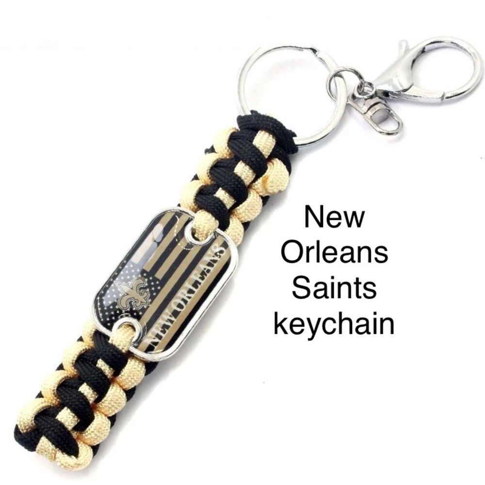 New Orleans Saints NFL Keychain Pair